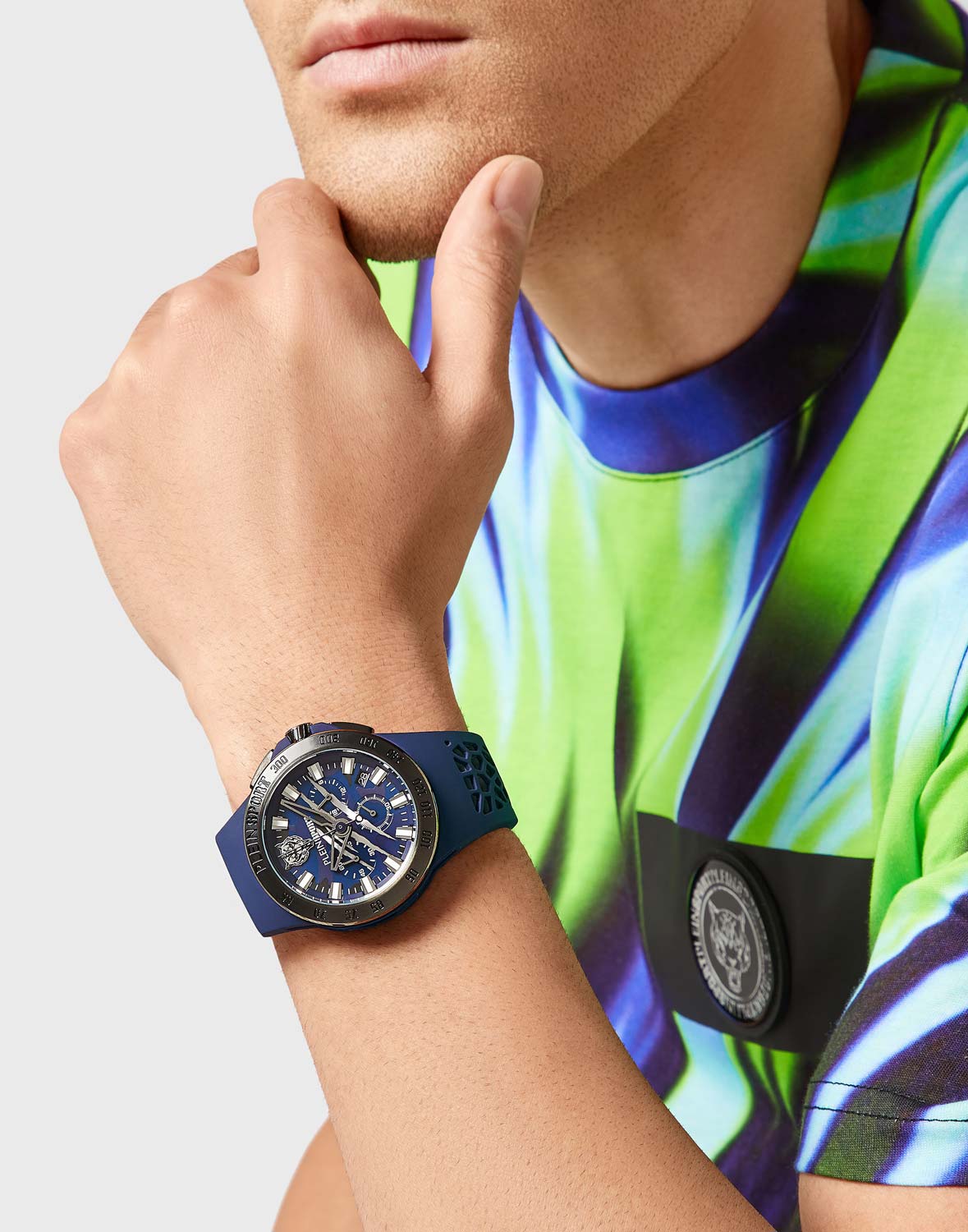 Plein Sport Plein Sport Thunderstorn Chrono PSABA0223 , наручные мужские часы фото под углом