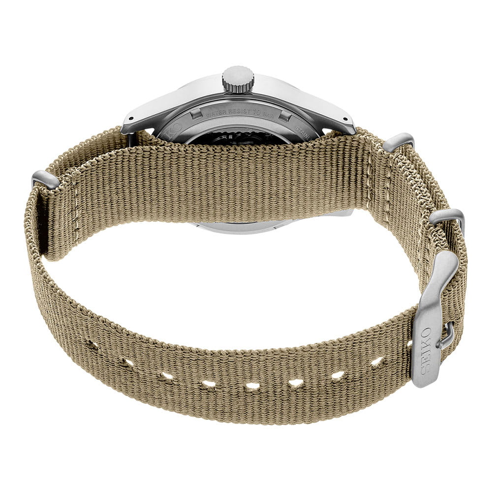 Seiko SRPG35K1 мужские часы застежка крупным планом