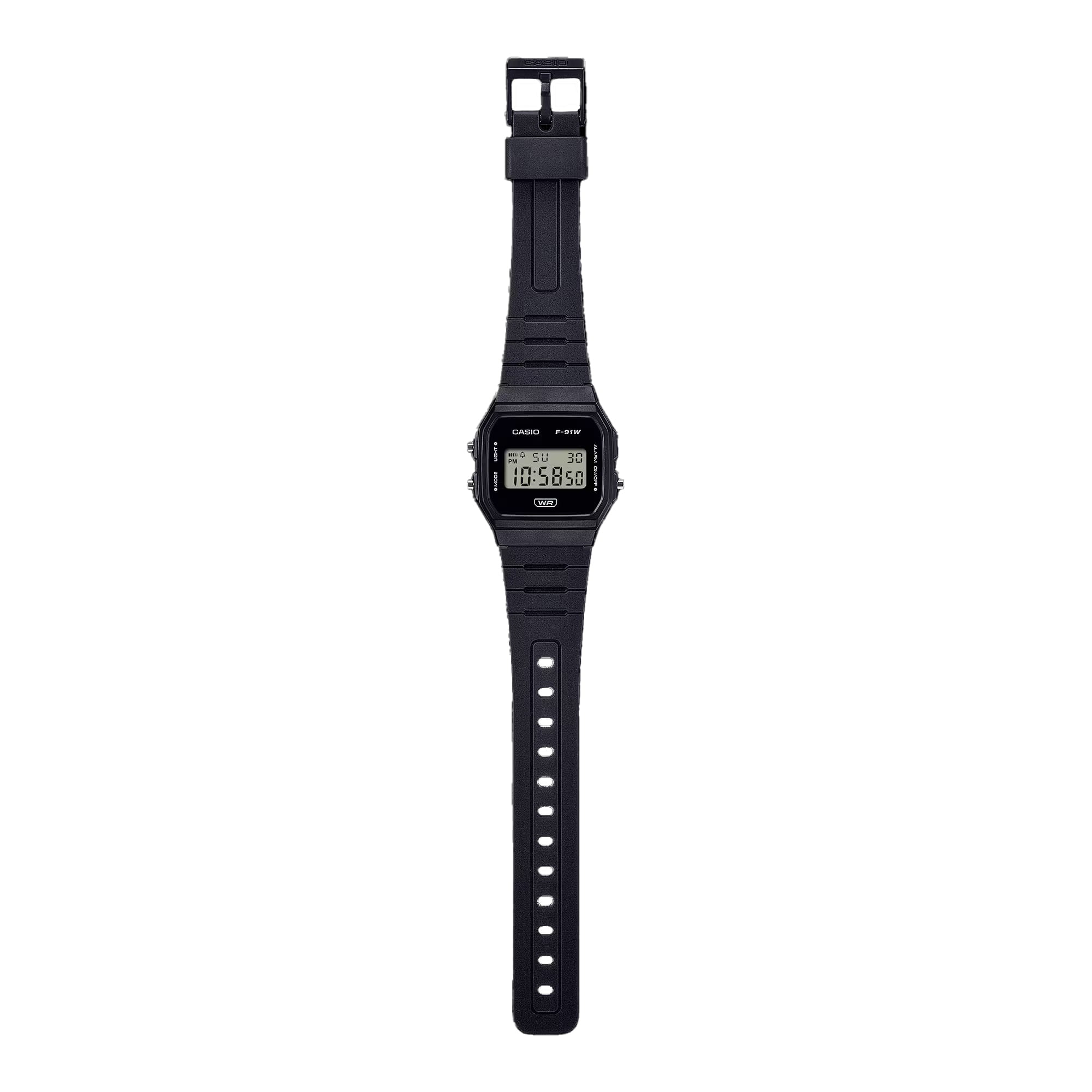 Casio Casio F-91WB-1A , наручные мужские часы фото под углом