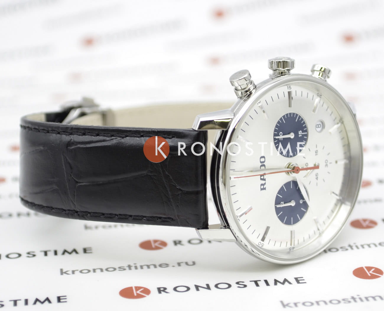 Rado Rado Coupole Classic R22910115 кварцевые мужские часы часы крупный план серебристый циферблата