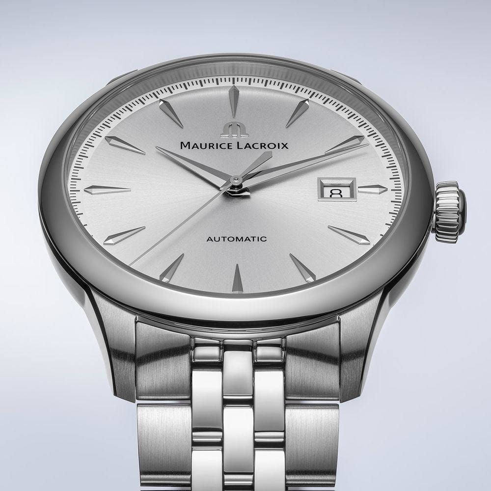 Maurice Lacroix Maurice Lacroix 1975 756008-SS002-130-1 , наручные мужские часы фото под углом