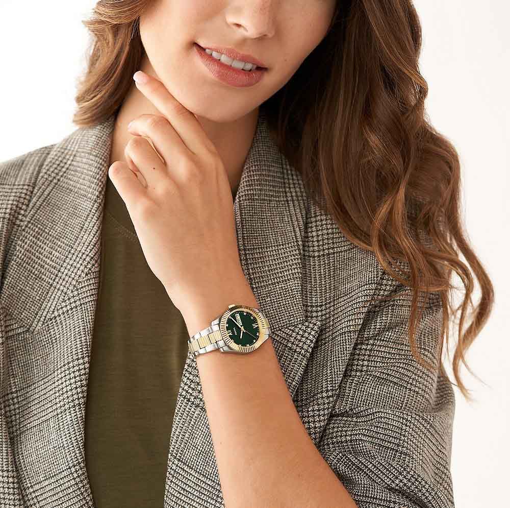 Fossil Fossil Scarlette ES5240  - задняя крышка сталь металл корпуса, сша часы