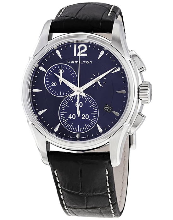 Оригинальные часы Hamilton Hamilton Jazzmaster Chrono Quartz H32612741 кварцевые калибр механизма eta 2895-2 общий вид