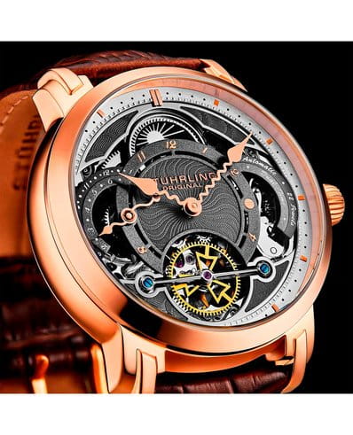 Stuhrling Stuhrling Celestial Timekeeper 1017.04 мужские часы серебристый циферблат на запястье