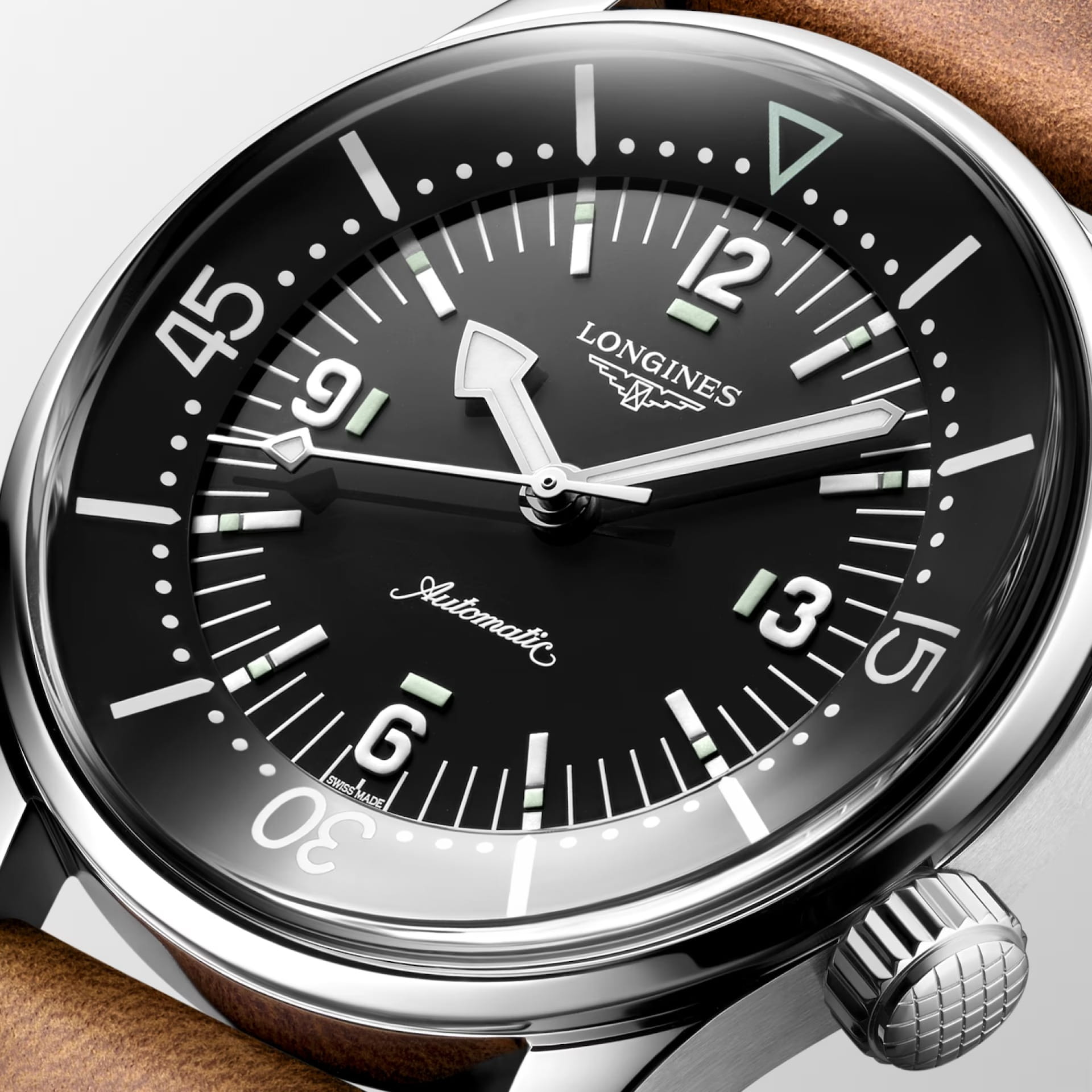 Longines Longines Legend Diver L3.764.4.50.0 , наручные мужские часы фото под углом