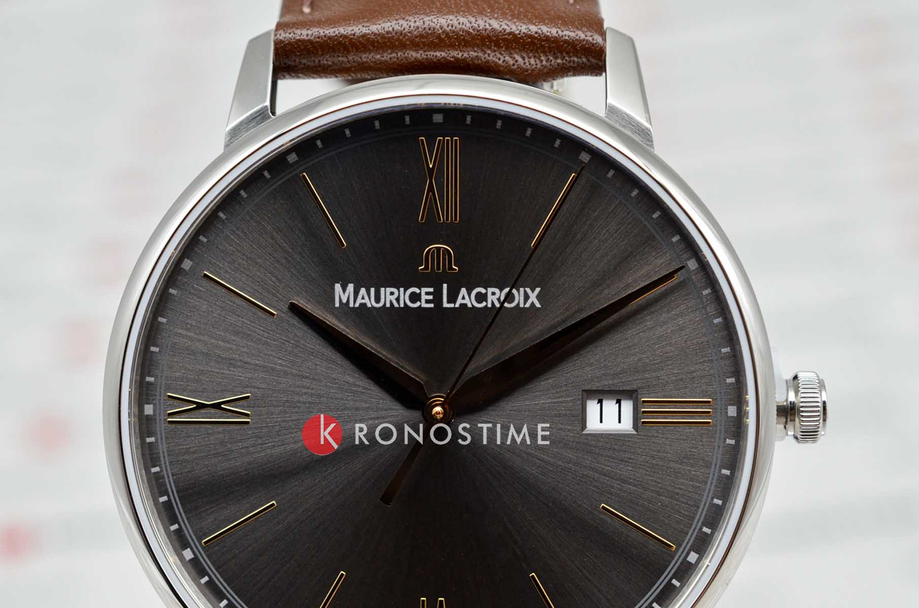 Maurice Lacroix Maurice Lacroix Eliros Date EL1118-SS001-311-1, eliros швейцария мужские часы на браслете кожаный боковой вид