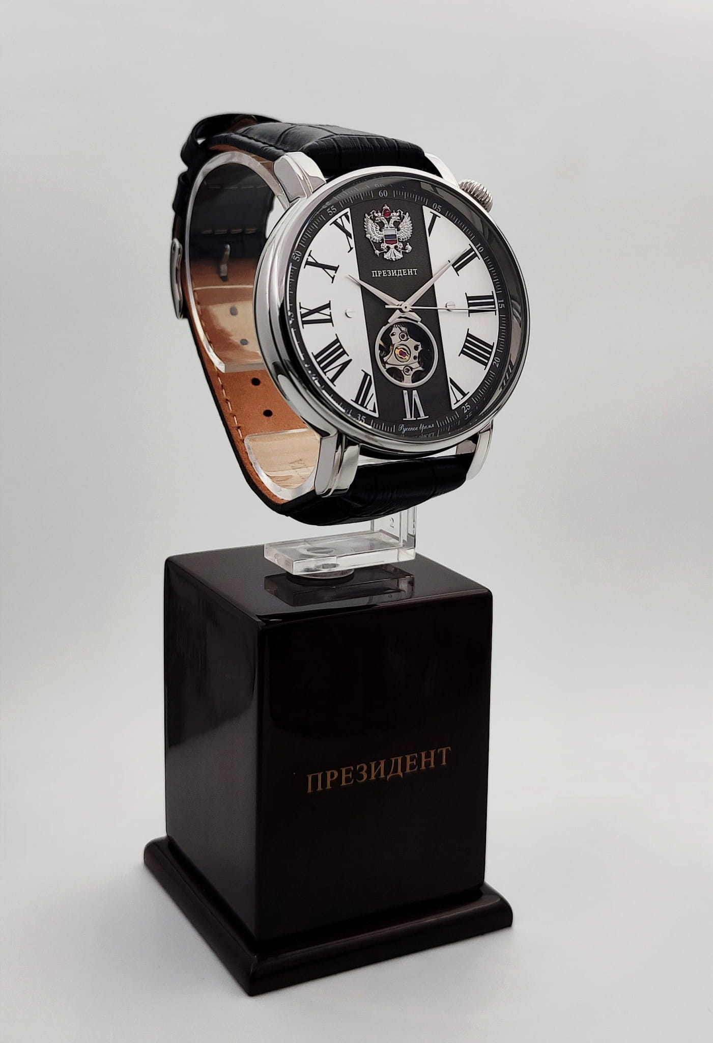 Президент 4930035 мужские часы застежка крупным планом