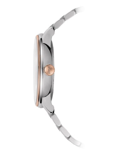 Mido Mido Baroncelli Power Reserve M027.428.22.013.00, baroncelli швейцария мужские часы на браслете нержавеющая сталь с pvd-покрытием боковой вид