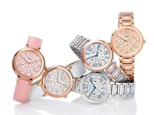 Оригинальные часы Casio Casio Sheen SHE-3034SG-7A кварцевые калибр механизма  общий вид