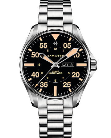 Hamilton Khaki Aviation Pilot Day Date Auto H64725131
